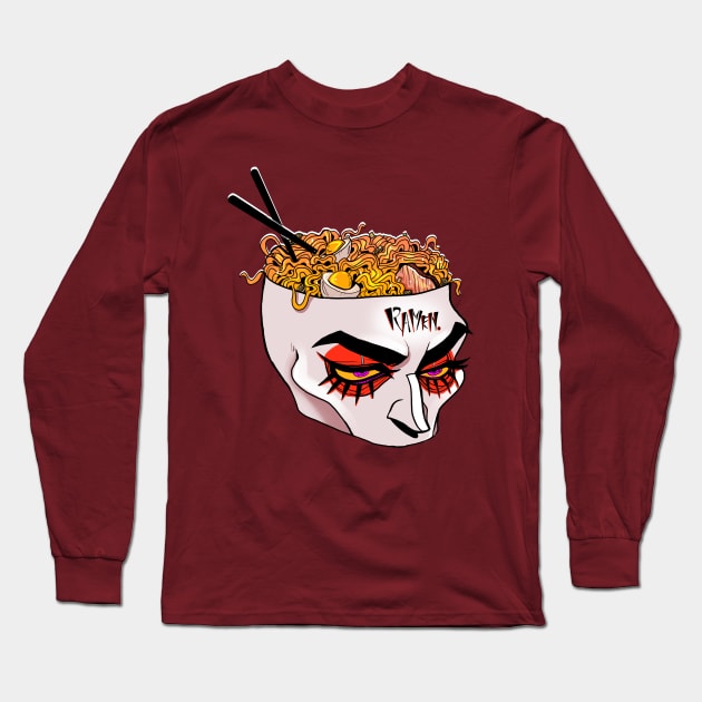 Ramen Head Long Sleeve T-Shirt by mo0gs